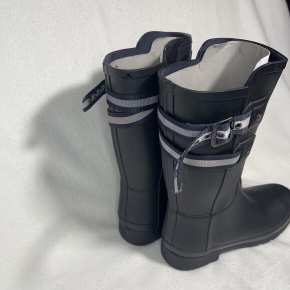 Hunter Women's Rain Boots - Size 7 US, 12" Tall - Blk ,Reflective Ribbon - Picture 3 of 7